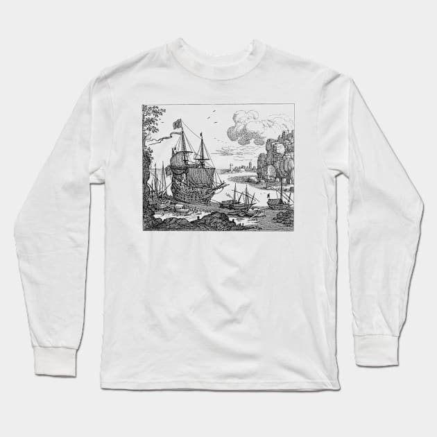 BLACK HARBOUR Long Sleeve T-Shirt by ZyDesign